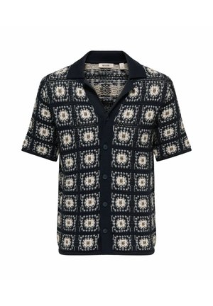 Only & Sons, Knitted neck ONSBART Knit - Košeľa - dark sapphire