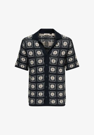 Only & Sons, Knitted neck ONSBART Knit - Košeľa - dark sapphire