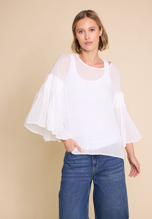 SIENNA SOLID - Bluse - creme