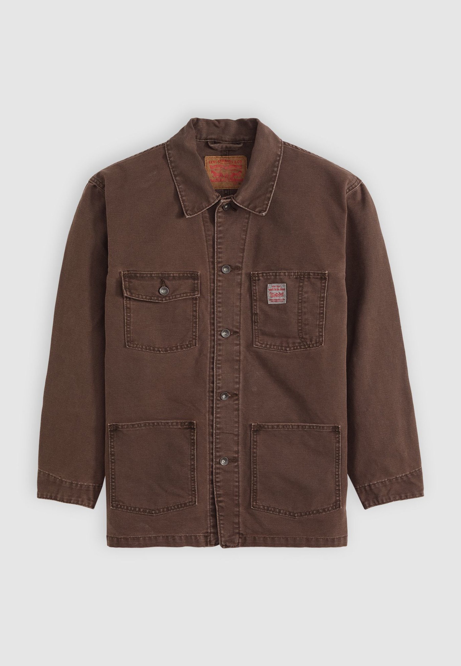 Levi's® Workwear BERKLEY - Denim jacket - brown/coloured denim