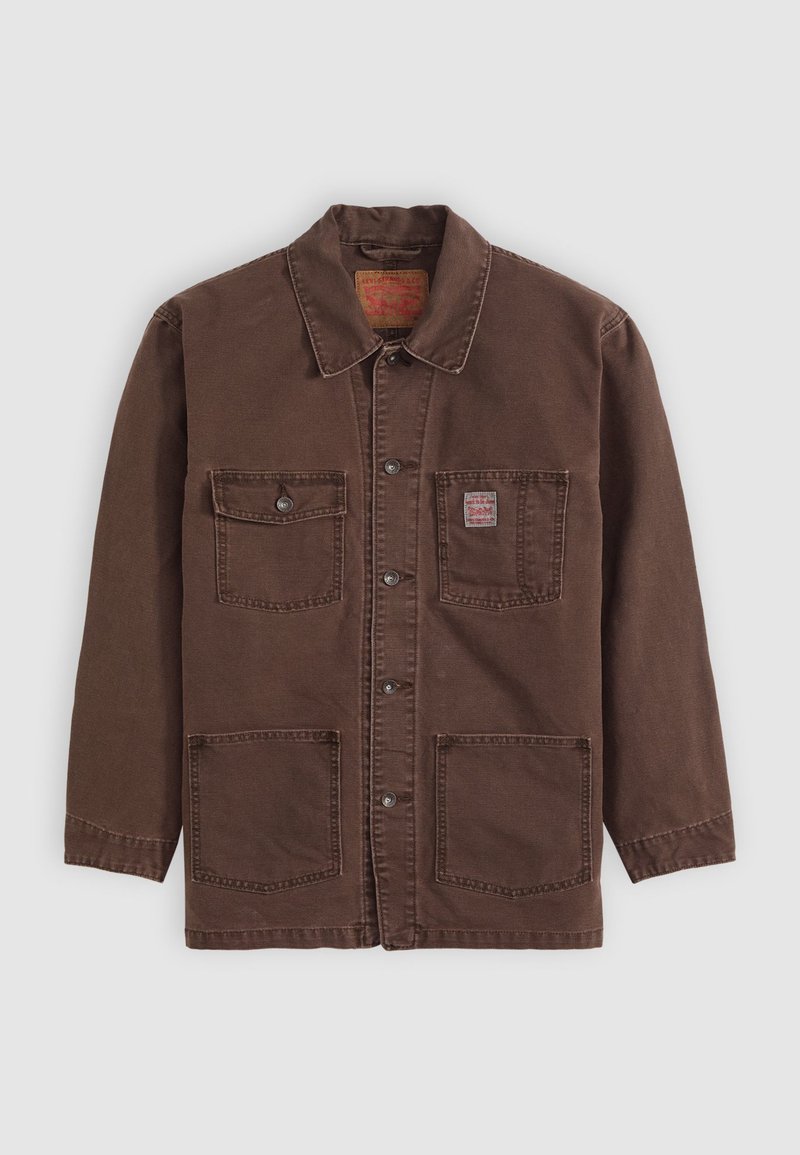 Levi's® Workwear BERKLEY Giacca di jeans brown/denim colorato