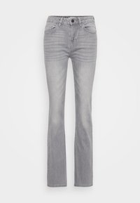 Calças de ganga de perna direita - grey denim