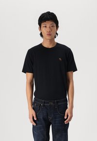 Abercrombie & Fitch 5-Pack Signature Icon Tees - Basic T-shirt - black/scarab/blue/white