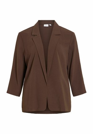 VILA, BLAZER VICALO 3/4 SLEEVED - Blazer - coffee bean