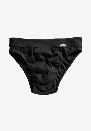 Svarta bomullsboxershorts med en mjuk struktur, elastisk midja och insydda sidor för en figurnära design. Har en liten logotagg.