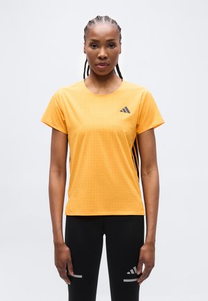 ADIZERO TEE  - Bluză sport - pure tangerine