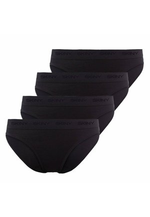 Skiny SKINY RIO SLIP 4ER PACK LOGOBUND - Slip - schwarz