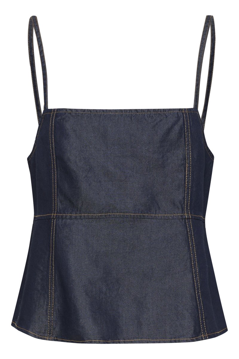 Gestuz Top donkerblauw denim
