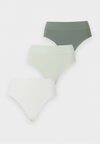 SMOOTH HIGH LEG BRIEFS 3 PACK - Σλιπ - light jade /off white /seaweed