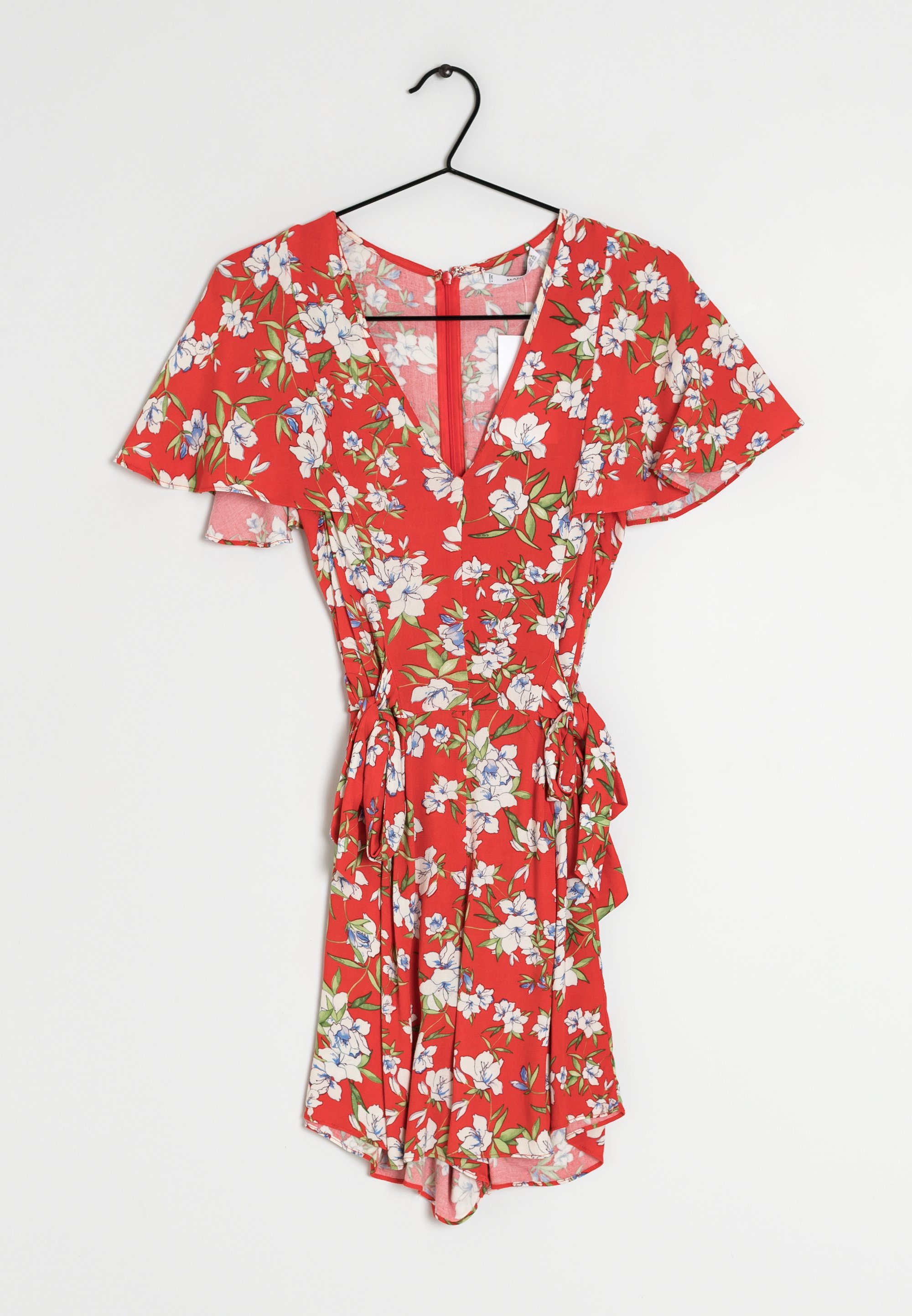 Mango Jumpsuit red/multi-coloured (Pre-owned)