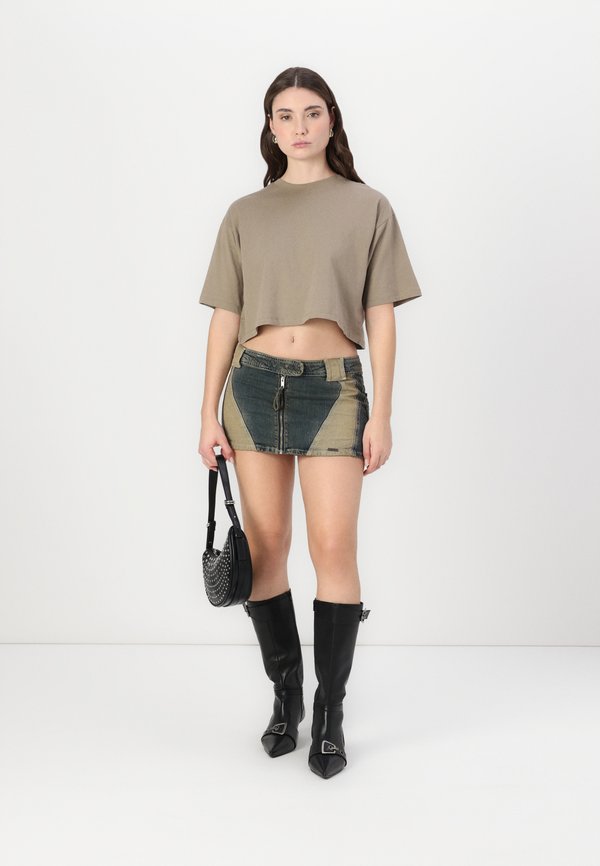 JXANDREA LOOSE CROPPED - Basic T-shirt - brindle4