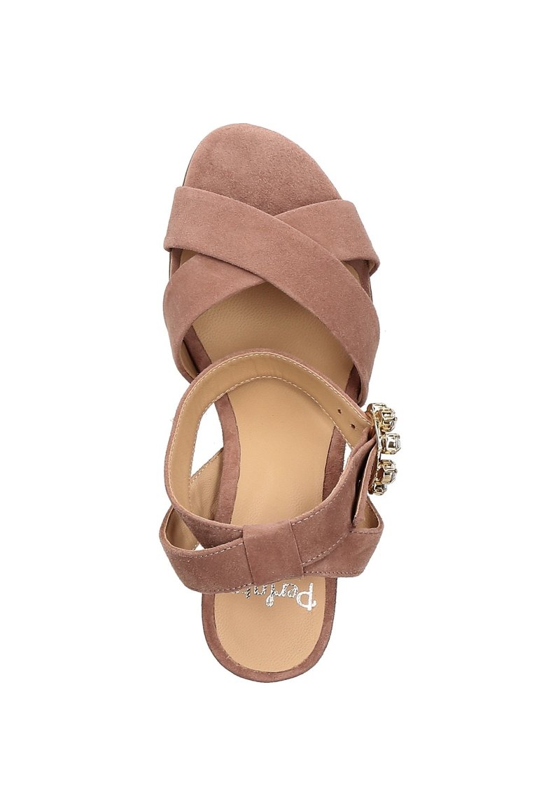 Damen Sneaker | PERLATO Riemensandalette rot/hellrot - KW00266 Damen Sneaker | PERLATO Riemensandalette rot/hellrot - KW00266