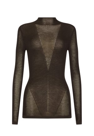 Wolford AURORA RIB NET - Trui - soft cacao