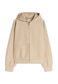 TEXTURE - HOODIE - Sweater met rits - sand