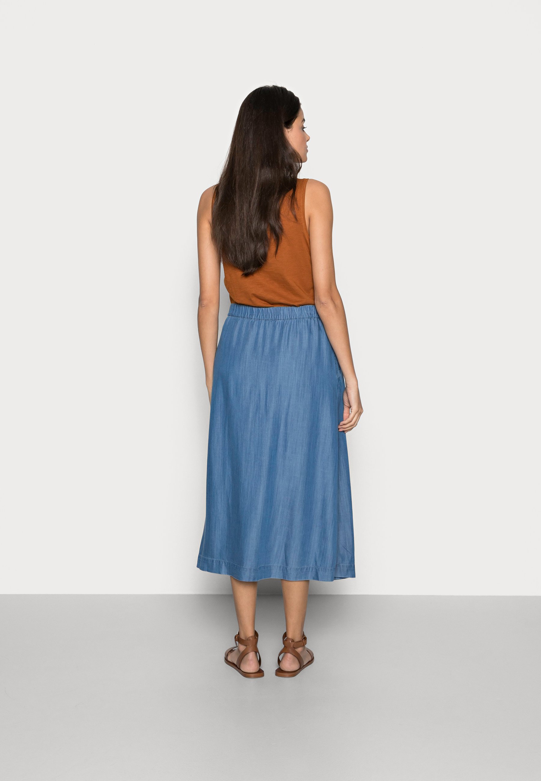 Women TENCEL SKIRT - Denim skirt Women TENCEL SKIRT - Denim skirt