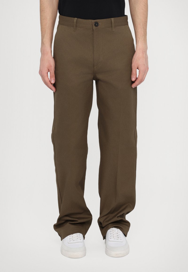 The Kooples - PANTALON LARGE - Pantalon classique - kaki, Agrandir