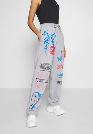 I LOVE - Verryttelyhousut - grey