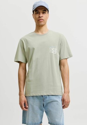 Jack & Jones, T-SHIRT T-SHIRT - Trükipildiga T-särk - seagrass