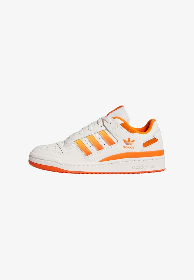 adidas Originals FORUM UNISEX - Tenisky - cloud white real gold orange