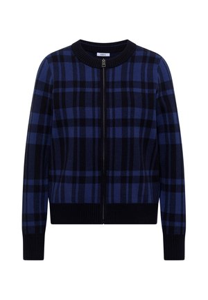 Cecil, LANGARM CARDIGAN MIT RUNDHALS UND ZIPPER - Gilet - urban dark blue