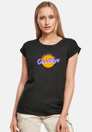CLASSIC ROLL UP GOGOBEY - Print T-shirt - black