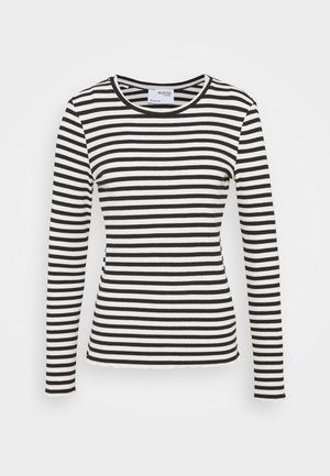 SLFANNA CREW NECK STR NOOS - Trui - black/snow white stripes