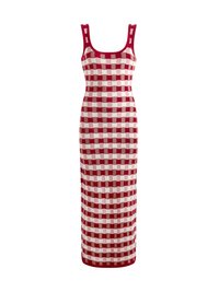 Abito in maglia - red
