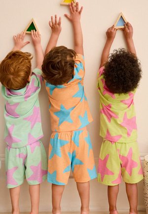 3 PACK  REGULAR FIT SET - Pyjamas - multi pastel stars