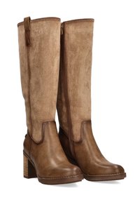 ETIKA THUM - Botas con plataforma - taupe