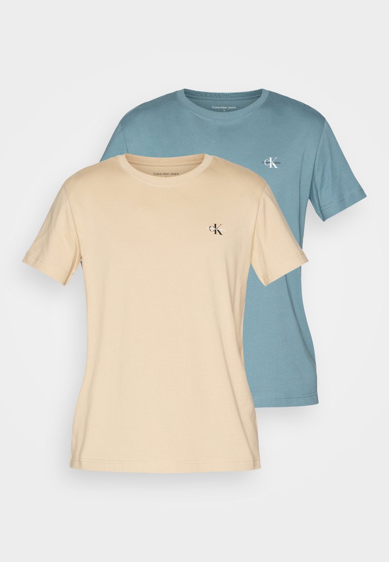 Calvin Klein Jeans T-shirt basic blauwgrijs Calvin Klein Jeans T-shirt basic blauwgrijs