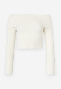 ONLJAYDEN OFF SHOULDER - Strickpullover - whitecap gray