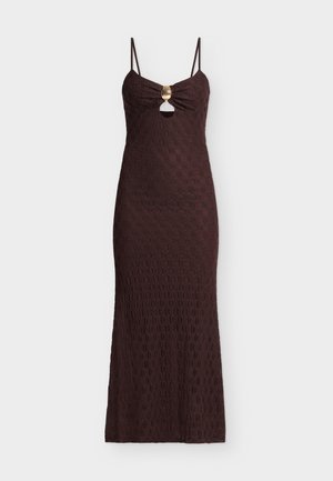 Bardot, KARLA GOLD CLASP - Robe de soirée - dark choco