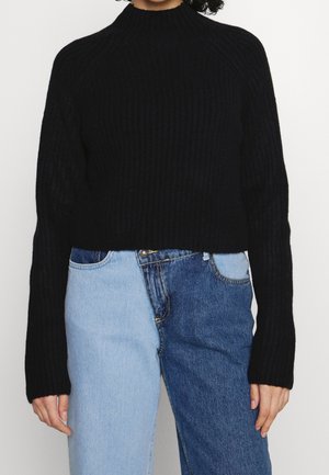 Strickpullover - black