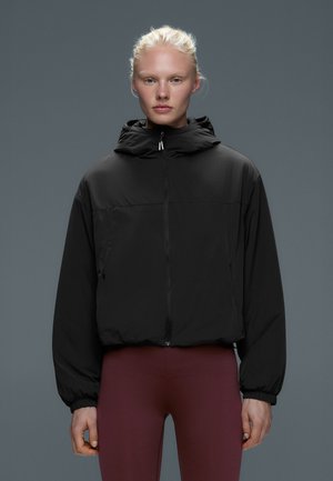 OYSHO, FELLEX® VOLCANIC TECHNICAL PADDED JACKET, BOXY - Veste d'hiver - black