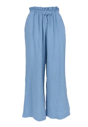 Seasons of April, MUSSELIN LISKA OVERSIZED - Trousers - jeansblau