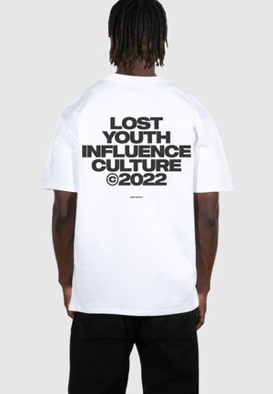 Lost Youth LY CULTURE - T-shirt imprimé - white