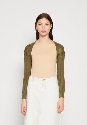 Cotton On LOOSE SHRUG - Kardiganas - dark moss