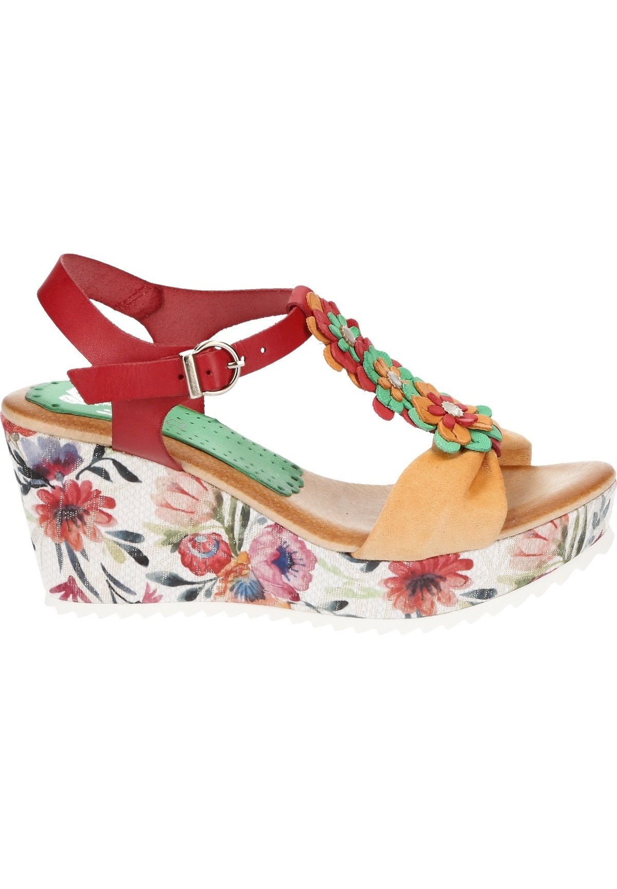Rode Sandalen met sleehak online kopen | ZALANDO
