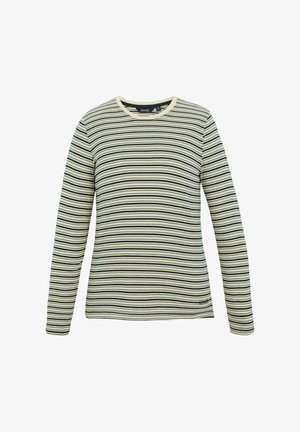 Regatta, REGATTA FEDERICA CREW NECK STRIPED LONG SLEEVE T-SHIRT SHORT SLEEVED - Long sleeved top - beige