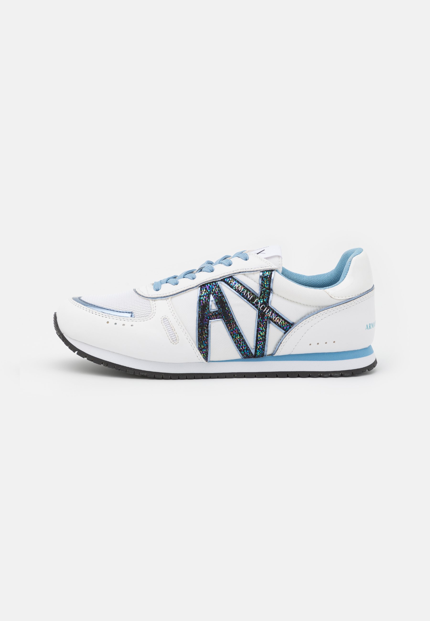 Armani Exchange LACE UP - Sneakers basse - optic white/sky/bianco - Zalando .it