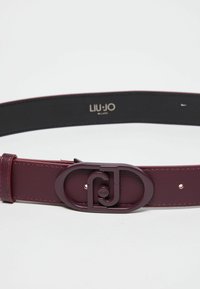 LIU JO WITH LOGO BUCKLE - Remen - bordeaux