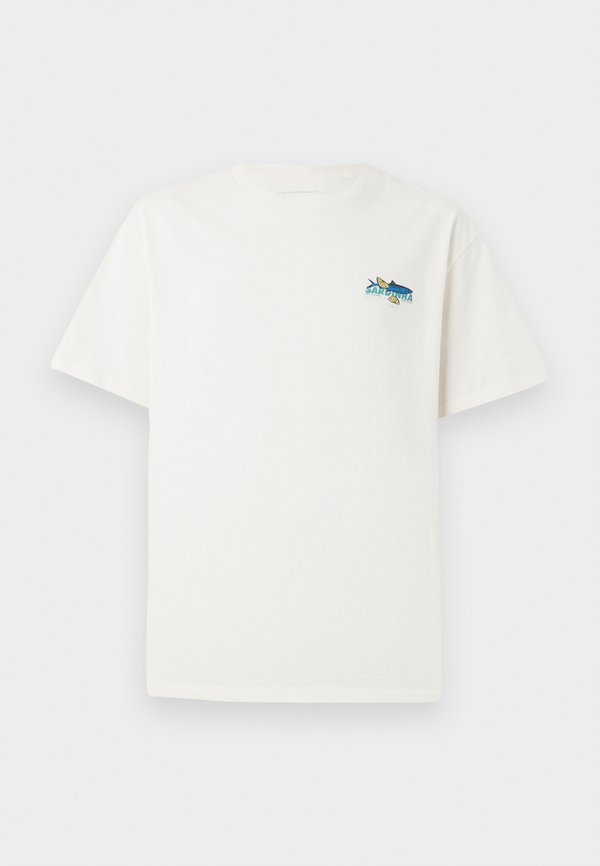 JORSARNDIHA TEE CREW NECK - Print T-shirt - egret4