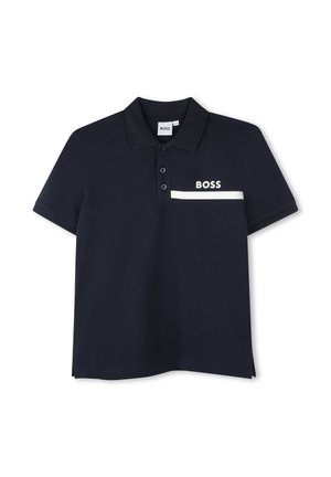 BOSS Kidswear POLO MANCHES COURTES - Poloshirt - bleu cargo