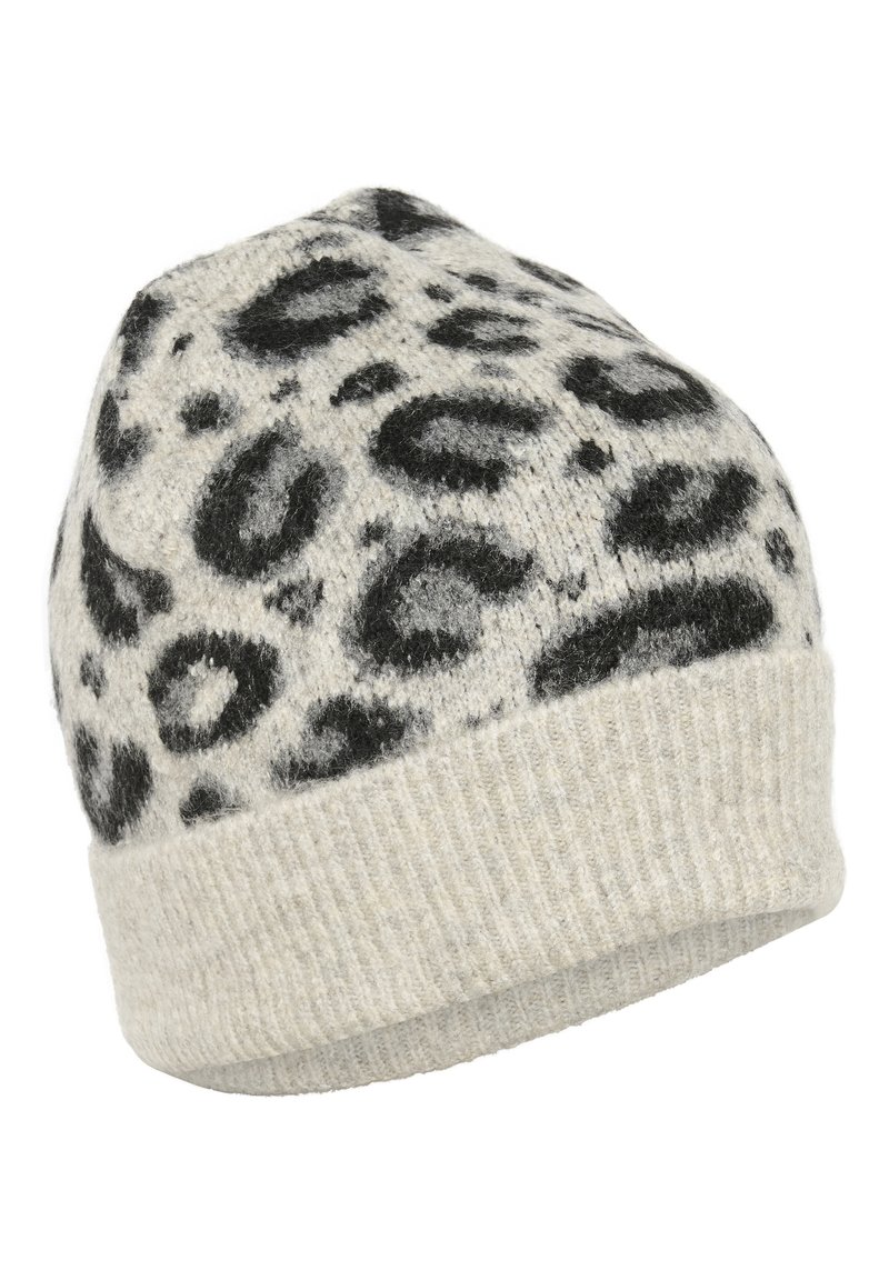 Kaffe KAMAIKEN Bonnet leo knit pattern/noir ZALANDO