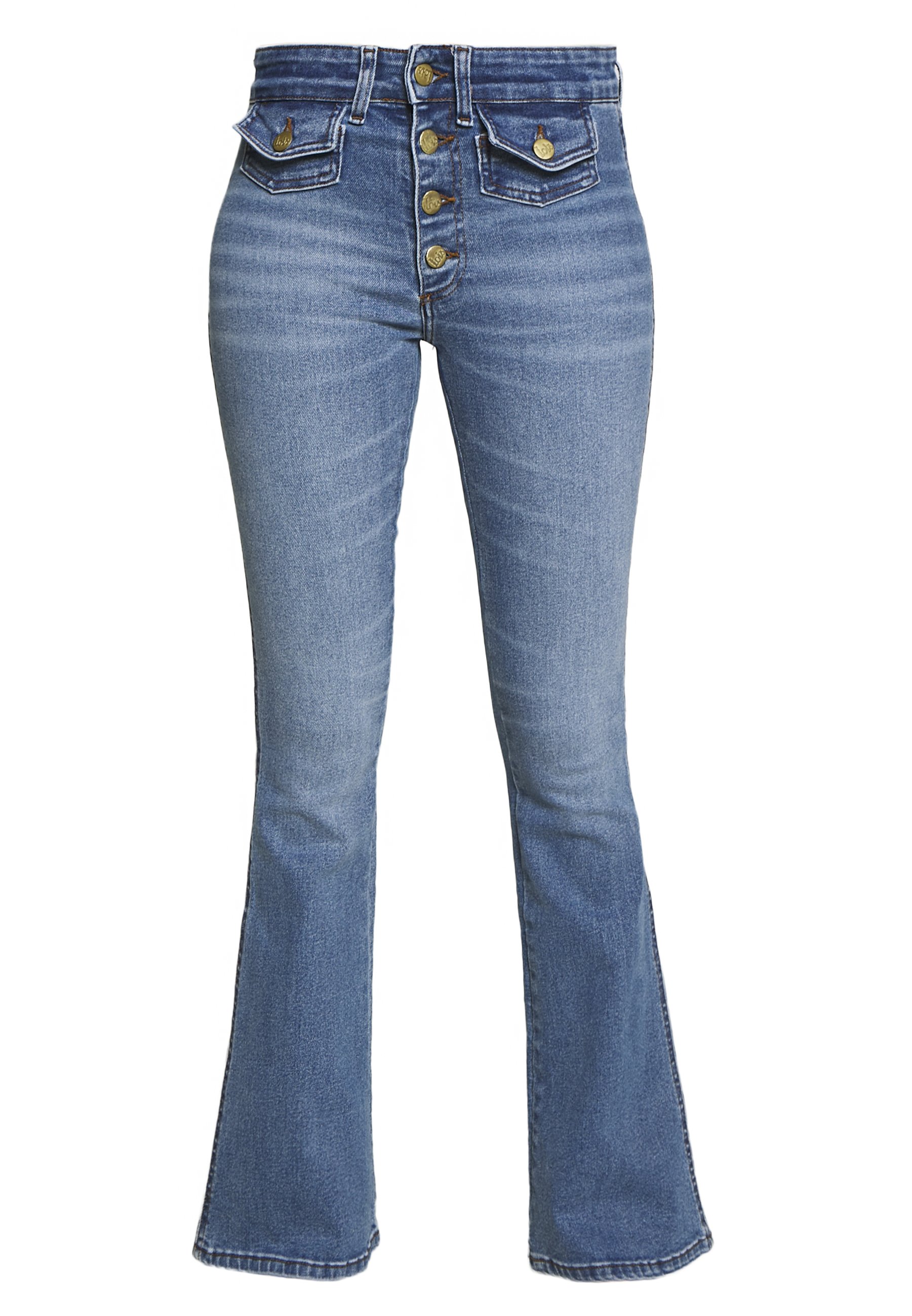 LOIS Jeans YOKO Flared jeans stone denim Zalando.no LOIS Jeans YOKO - Flared jeans - stone denim
