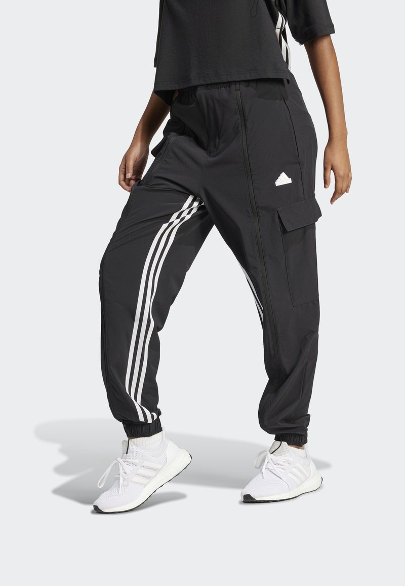 adidas Sportswear DANCE Cargo trousers black white/black Zalando.co.uk