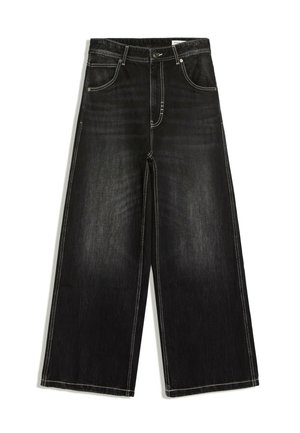 Bershka, SKATE - JEANS - Relaxed fit jeans - black