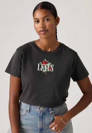 Levi's® GRAPHIC BOXY - T-shirts med print - black