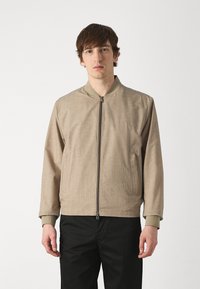 BOSS - HANRY - Bomber Jacket - dark beige Thumbnail Image 1