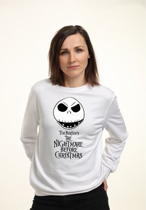Disney NIGHTMARE BEFORE CHRISTMAS TNBC JACK - Felpa - white
